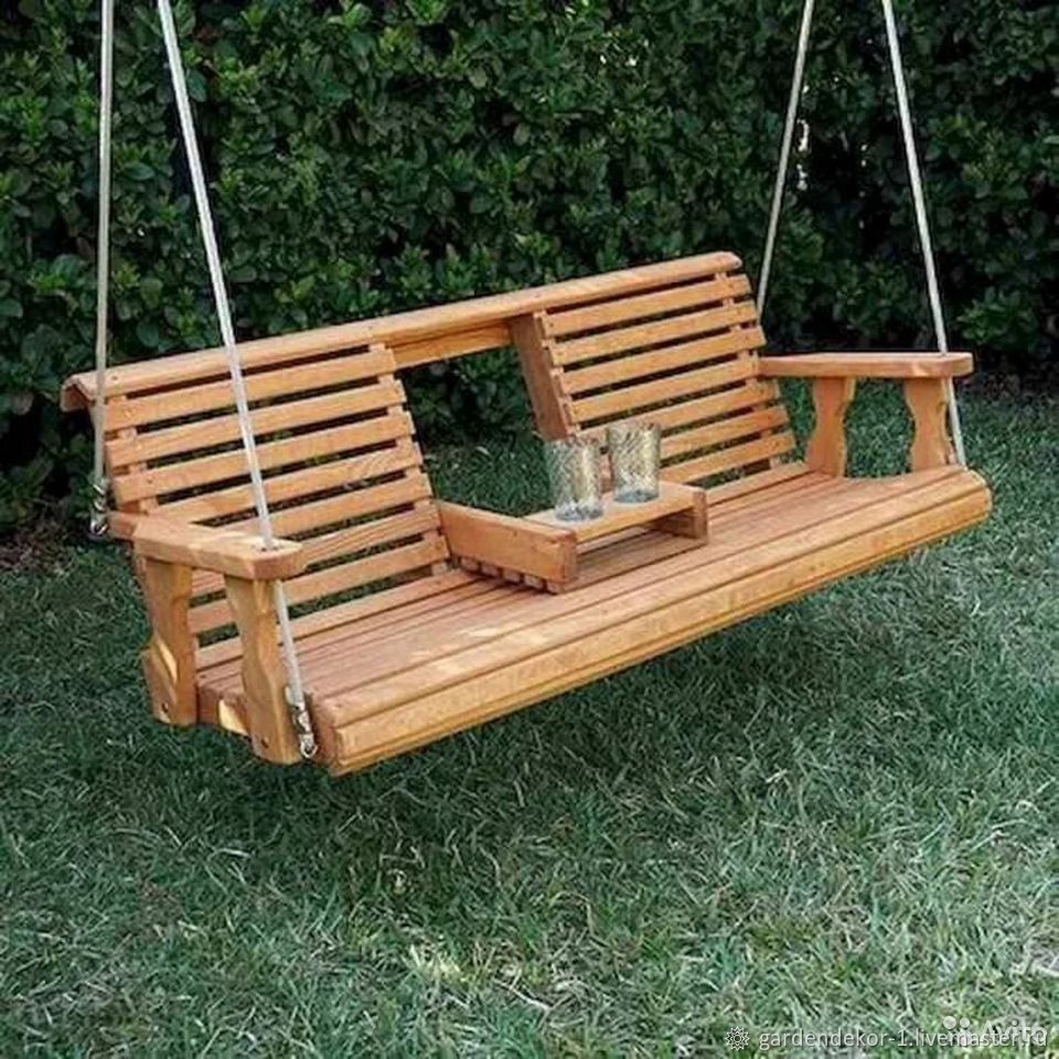 Диван качели Wooden-Swing