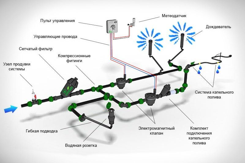 Схема автополив своими руками