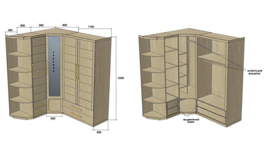 Конструктор угловой шкаф программа