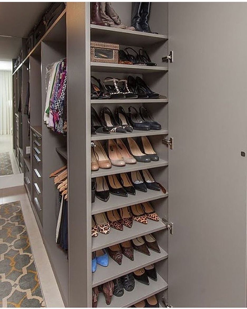 Обувница в гардеробной