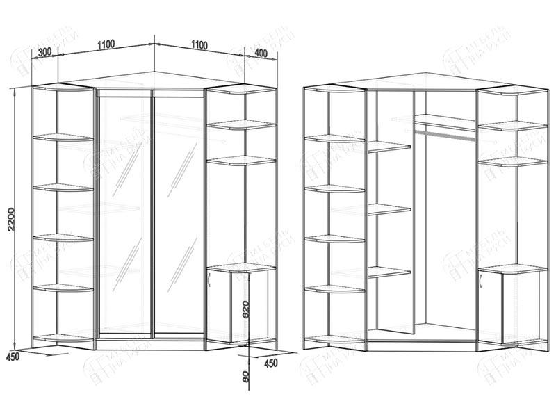 Конструктор угловой шкаф программа