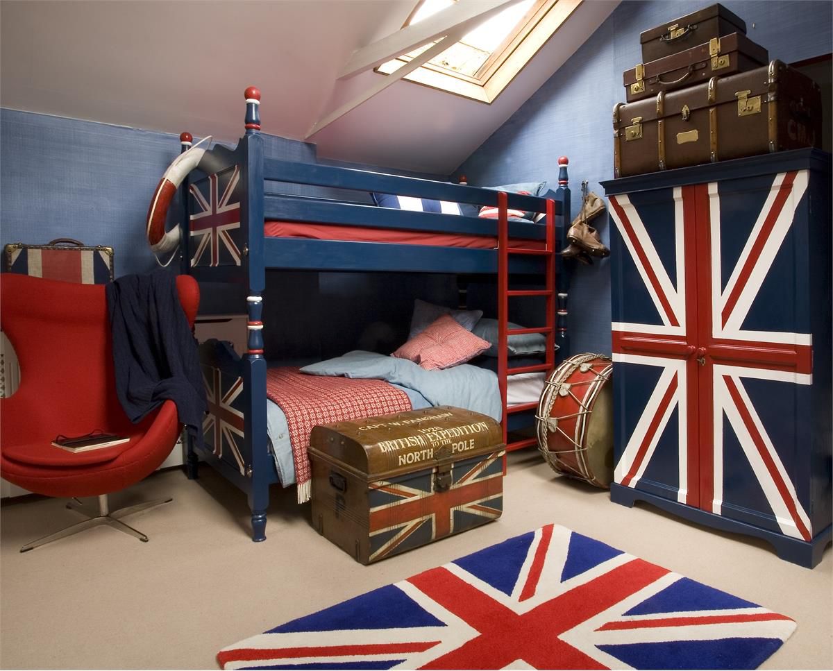 спальня в стиле лондон