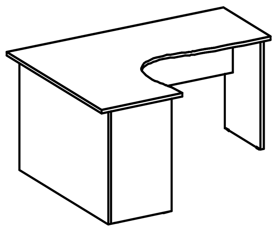 Размеры углового стола для компьютера