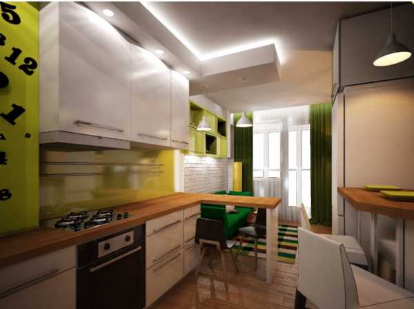 Дизайн кухни 12 квадратов с балконом