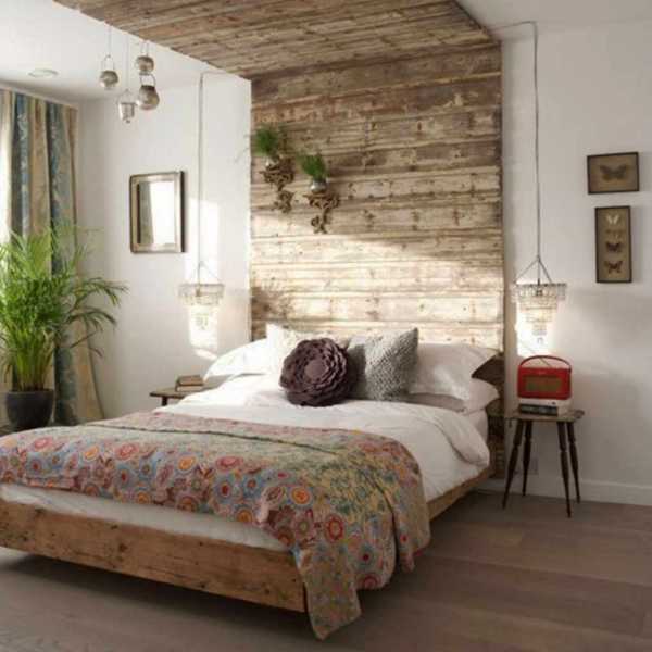 Кровати из дерева двуспальные с изголовьем дизайн