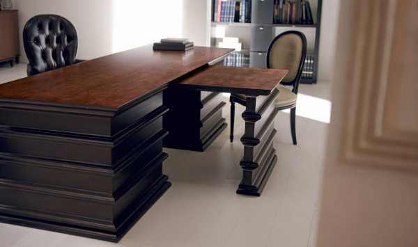 Письменные столы для кабинета из массива дерева