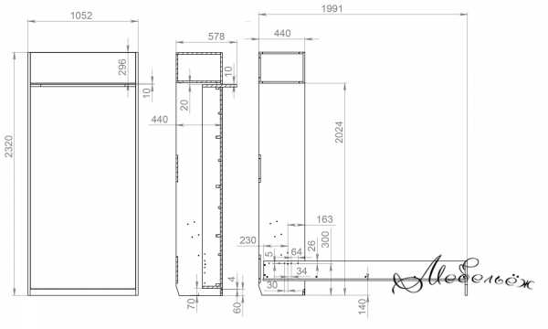 Чертежи на шкаф кровать