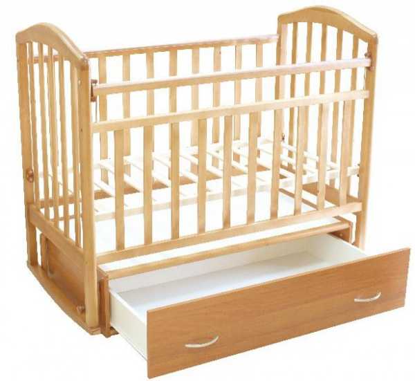 Детская деревянная кровать качалка