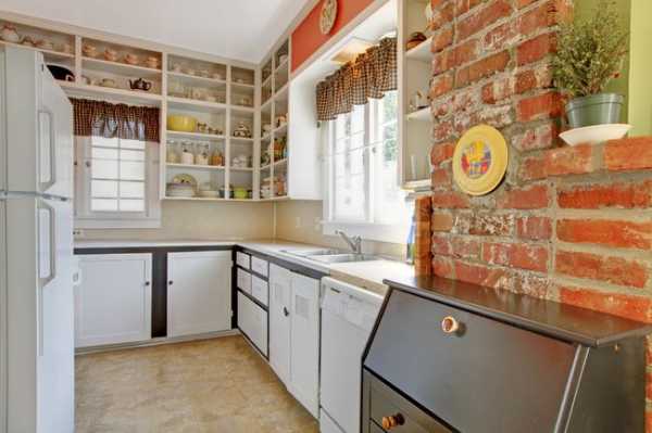 Дизайн маленькой кухни без верхних шкафов оригинальные решения