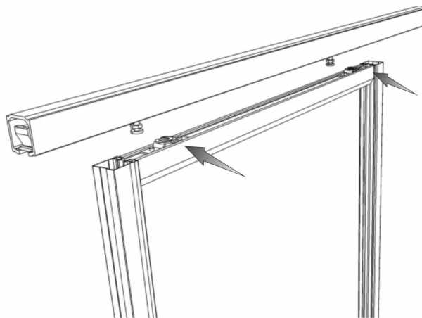 Верхние направляющие для раздвижных дверей шкаф купе
