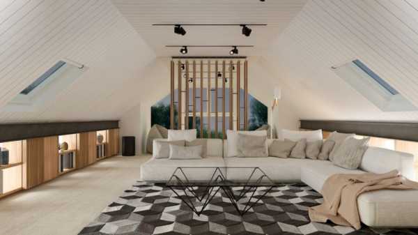 Дизайн мансарды с низким потолком