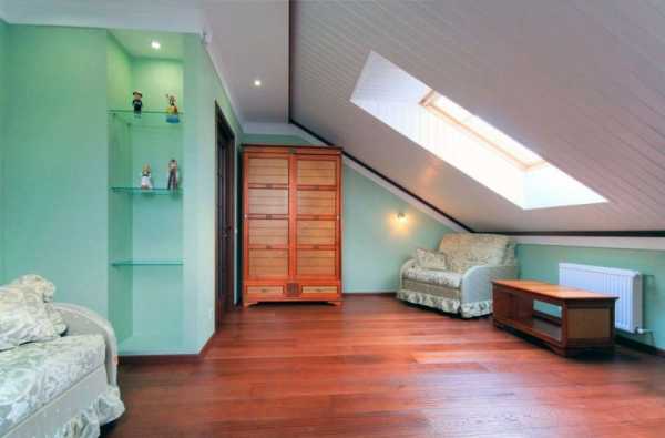 Дизайн мансарды с низким потолком