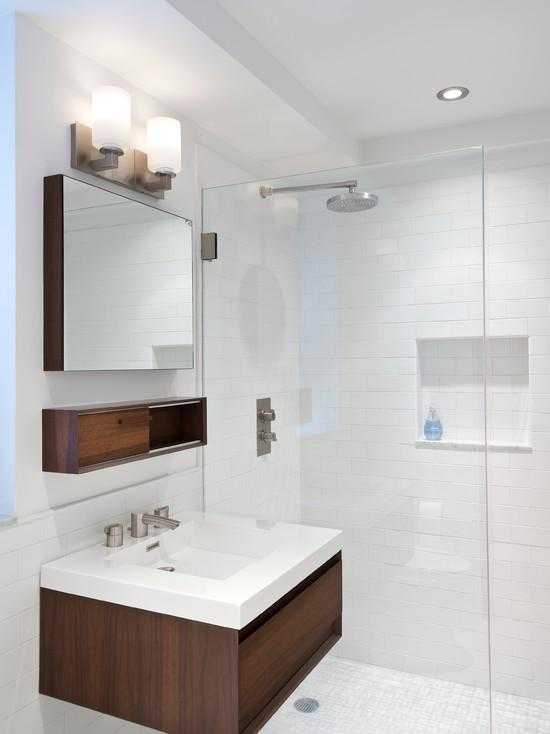 Светильник потолочный в ванную в интерьере