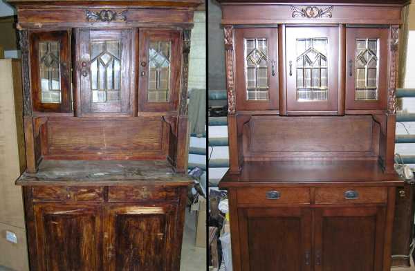 Реставрация старого платяного шкафа