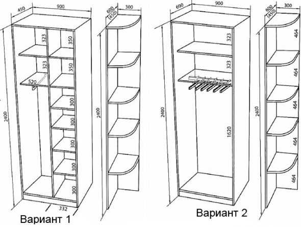 Минимальная глубина винного шкафа