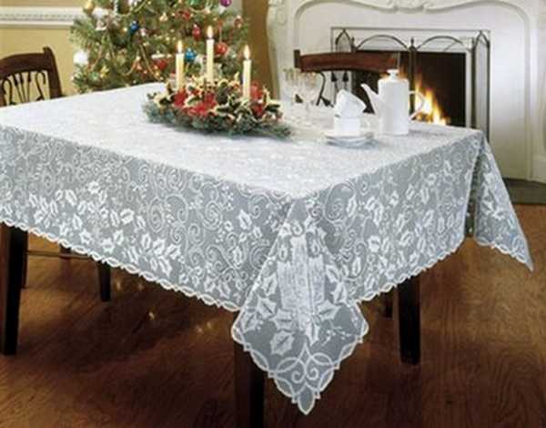 Скатерть красивая на стол – водоотталкивающая, клеенчатая или тканевая .