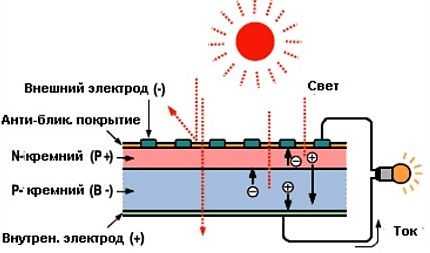 Схема загара в солярии