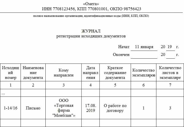 Ведение документации установленного образца